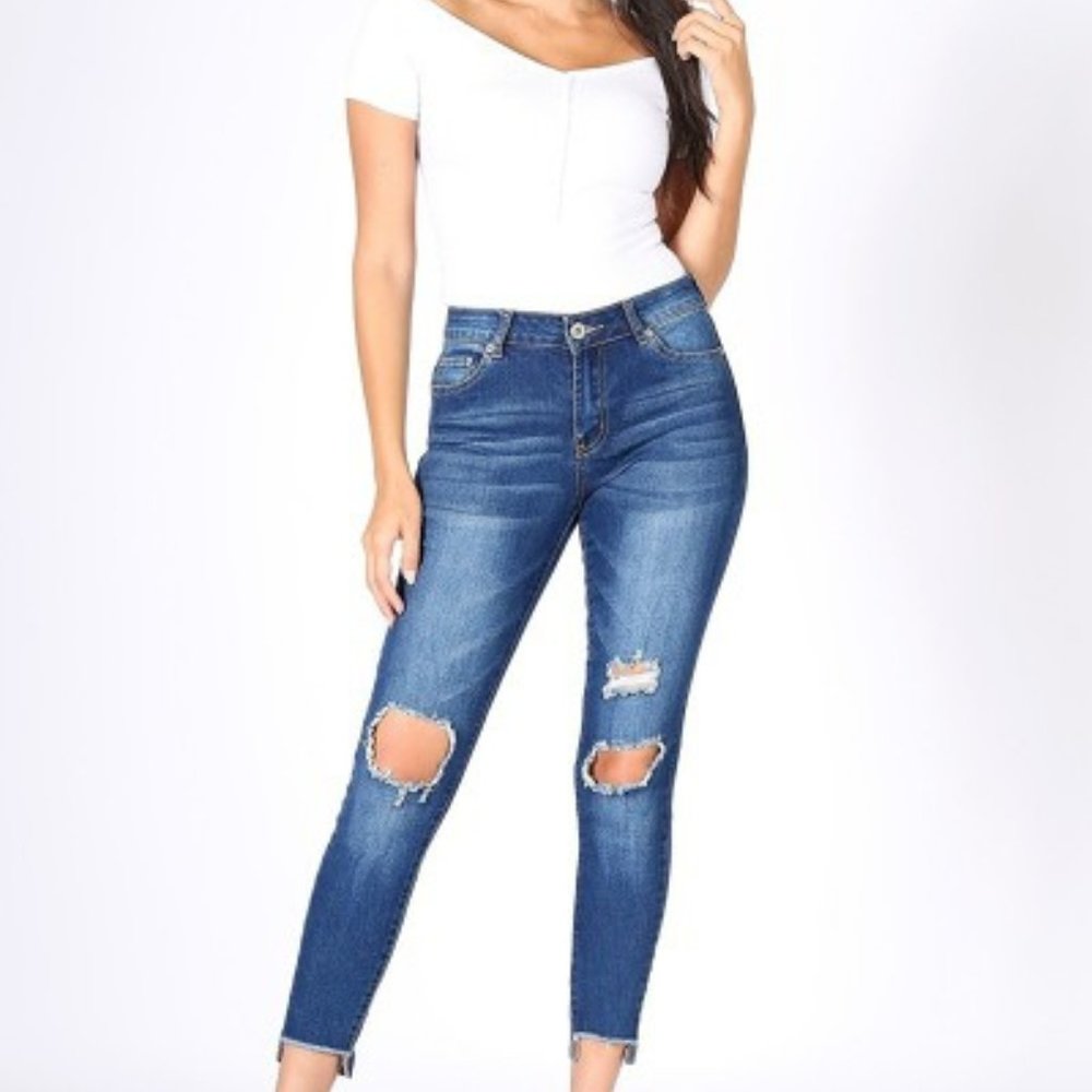 Distressed Jeans